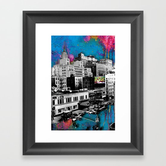 Paint The Town Framed Art Print