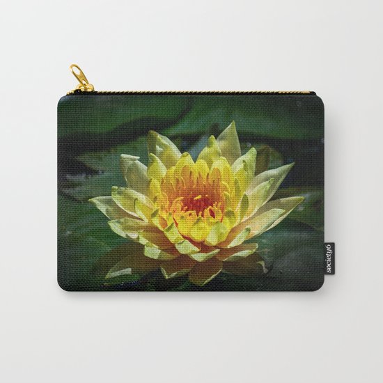 Yellow water lily Carry-All Pouch