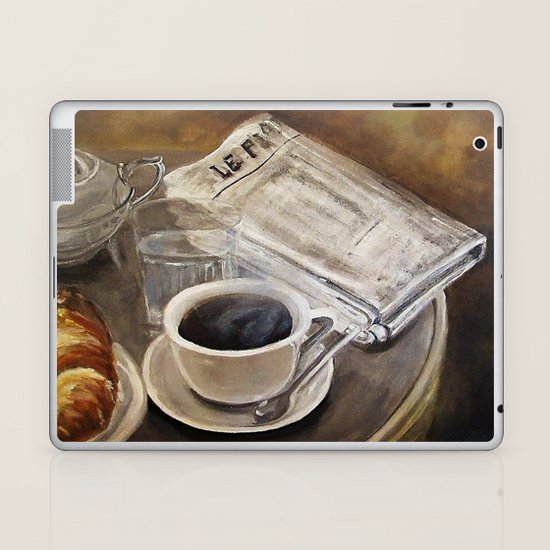 Petit déjeuner à Paris Laptop & iPad Skin