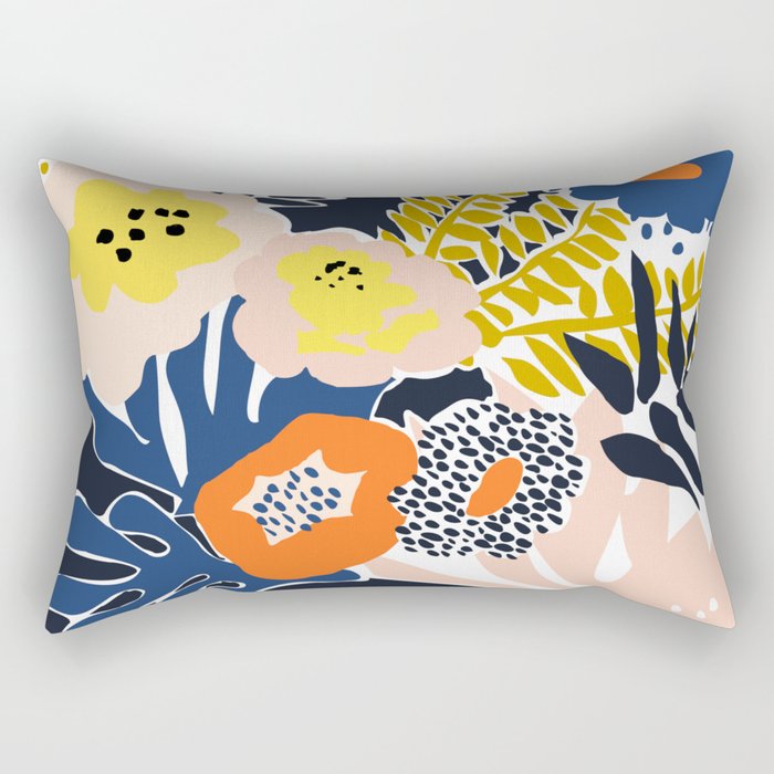 More design for a happy life Rectangular Pillow