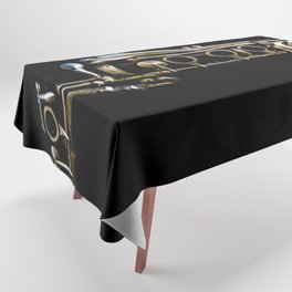 Panache Minimalist Clarinet Photo Vertical Version Tablecloth