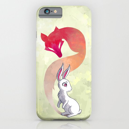 Rabbit and a Fox iPhone & iPod Case