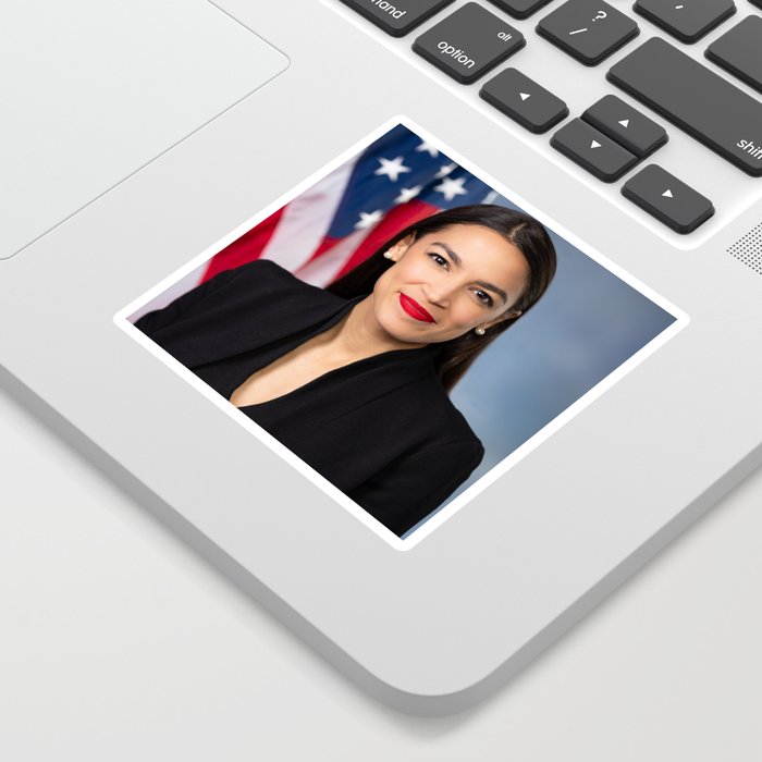 Alexandria Ocasio-Cortez Decal Laptop Sticker 