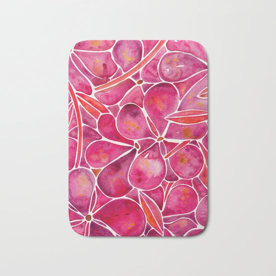 Orchid Wall – Magenta Palette Bath Mat
