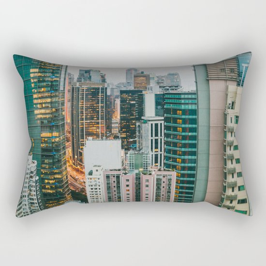 Hong Kong 2 Rectangular Pillow