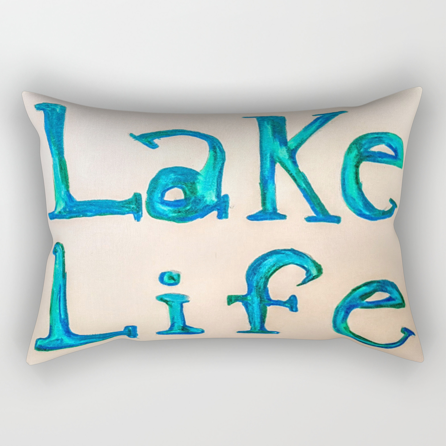 Lake Life Rectangular Pillow By Hannahbaysart Society6