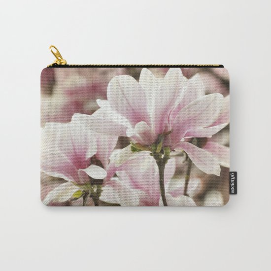 Beautiful Pink Magnolia Carry-All Pouch