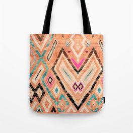 N278 - Boho Oriental Traditional Vintage Berber African Moroccan Fabric Style Tote Bag
