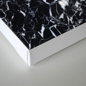Real Marble Black Canvas Print by Art prints by Grace | Society6