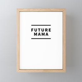 Future Mama Framed Mini Art Print
