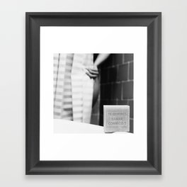 The Bathroom  Framed Art Print