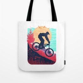 Mountain Bike Tote Bag