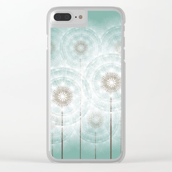 dandelions Clear iPhone Case