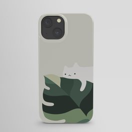 Cat and Plant 12A iPhone Case