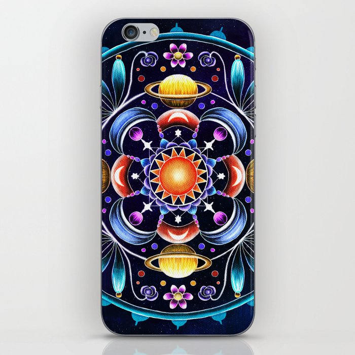 Magical Galaxy Space Mandala iPhone Skin