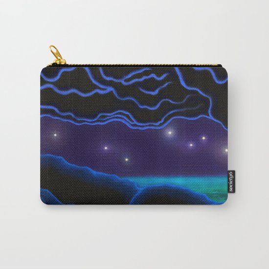 cave, sea and stars Carry-All Pouch