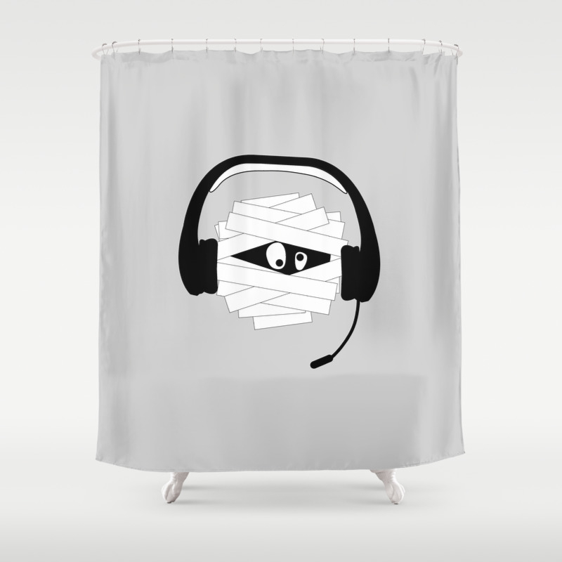 Mummy Gamer Shower Curtain By Josko Society6