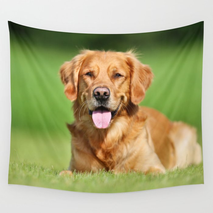 Smart Dog Wall Tapestry