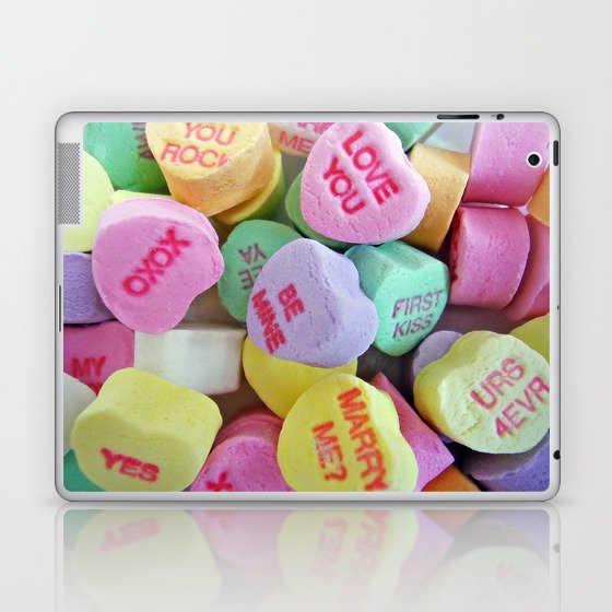 Candy Hearts Laptop & iPad Skin