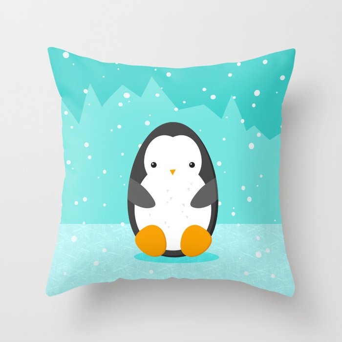 penguin squishy pillow
