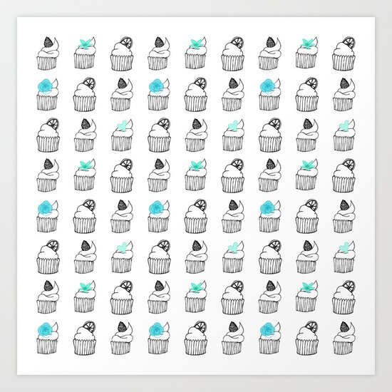 Cupcakes Art Print