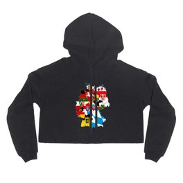 Flag Map of Germany  Subdivisions Hoody