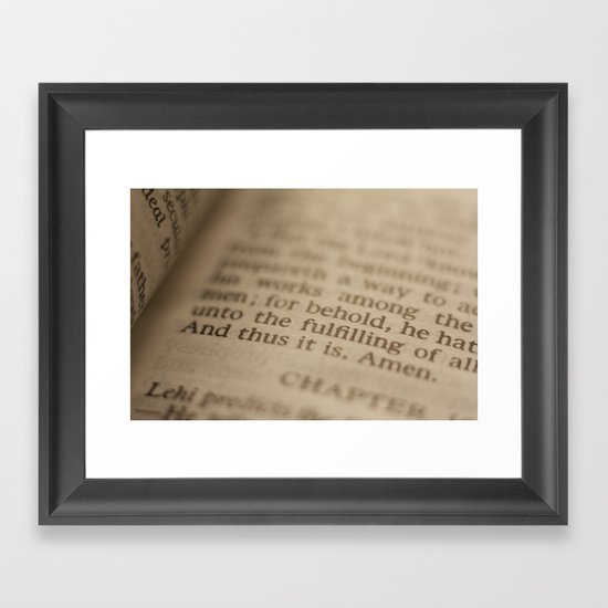 Conclusion Framed Art Print