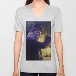 Lon Chaney from "London After Midnight" (1927) V Neck T Shirt