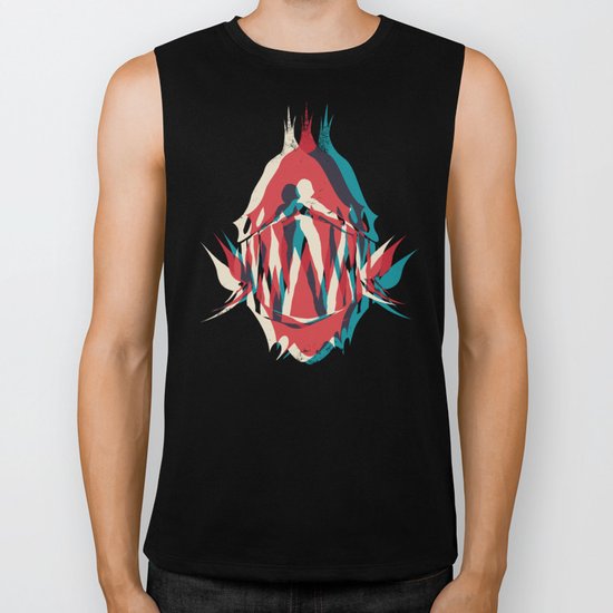 Piranha Girl Biker Tank
