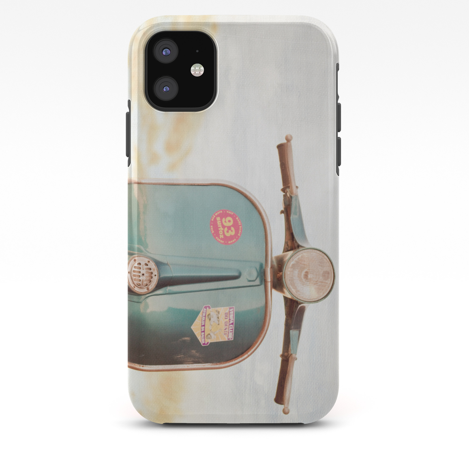 The Blue Vespa Iphone Case By Twiggsphotography Society6