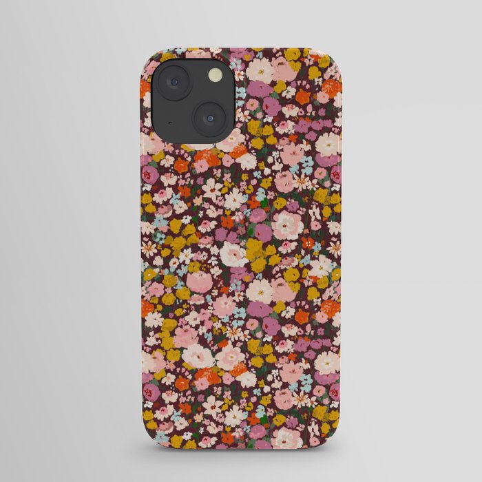 bright & tiny wildflowers iPhone Case
