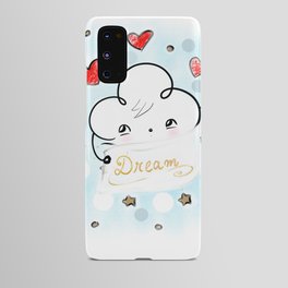 Cute cloud illustration - Dream Android Case