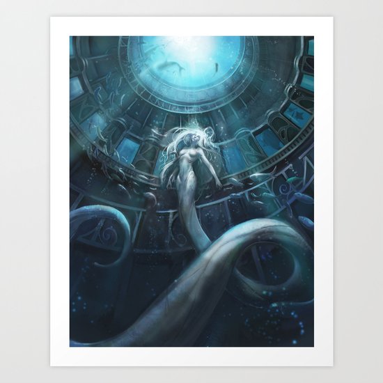 Underwater Art Print