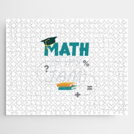 Math Is My Jam - Funny Math Teacher Mathematic Student Jigsaw Puzzle