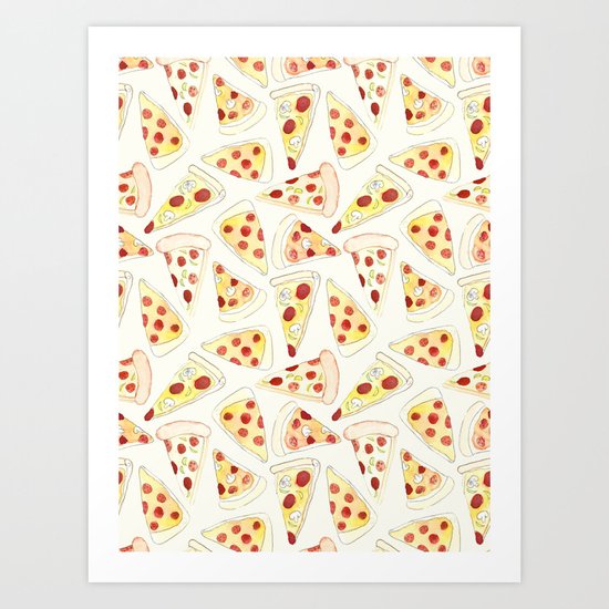 Plenty of Pizza Art Print