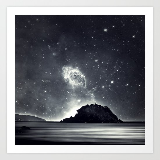 Island in the sea of eternity Art Print