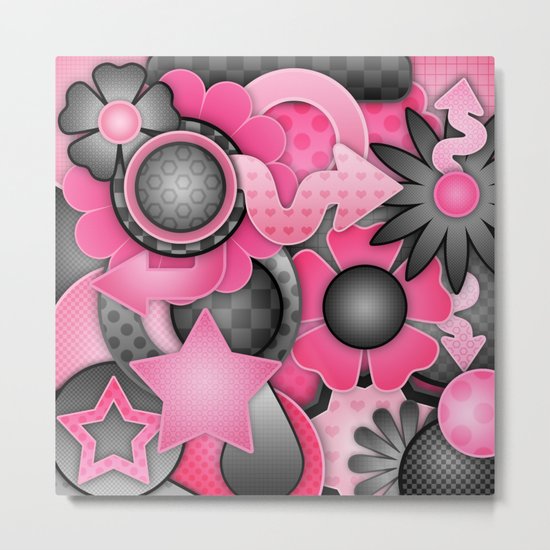 Bubble Gum Bash Metal Print