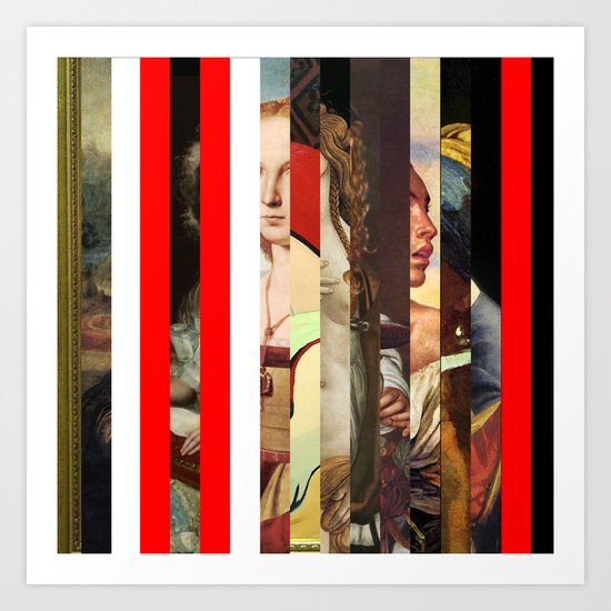 Stars in stripes 6+ Art Print