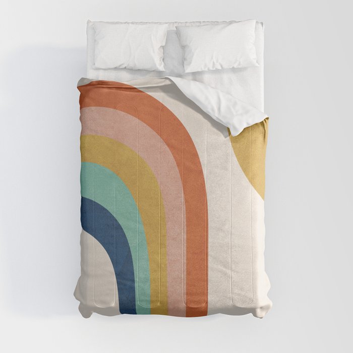 The Sun and a Rainbow Comforter