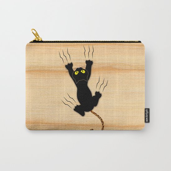 Cat Climbing Carry-All Pouch