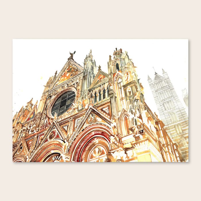 Siena Canvas Print by takmaj Society6