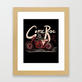 Come Ride Framed Art Print