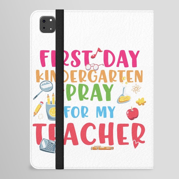 First Day Kindergarten Funny iPad Folio Case