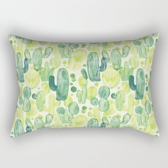 Cactus splash Rectangular Pillow