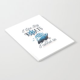 Large boats Notebook | Bachelorpartygift, Bigboats, Bigbreasts, Doubleentendre, Ship, Womanizer, Party, Funnysaying, Graphicdesign, Seaman 