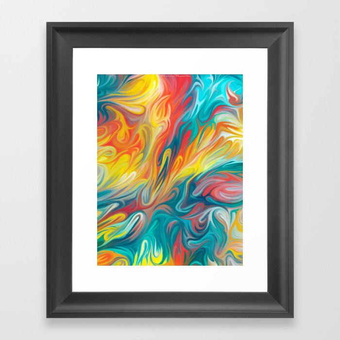 Abstract Colors II Framed Art Print