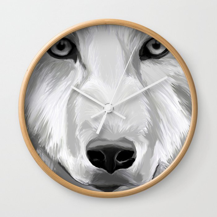 WOLF Wall Clock