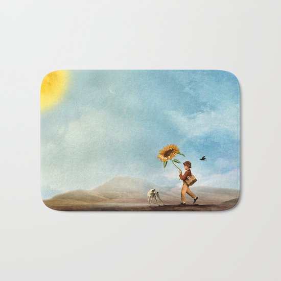 Follow the Sun Bath Mat