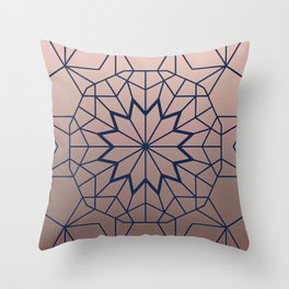 Arabic motifs Throw Pillow