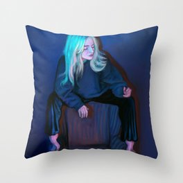 Icelandic Elf Throw Pillow